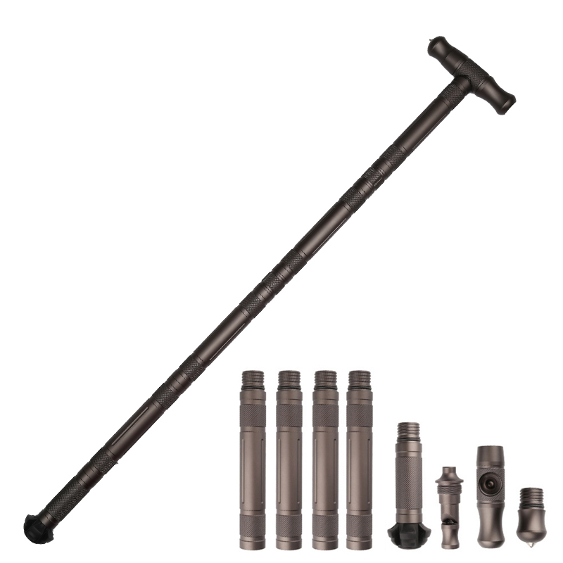 Trekking Pole Carbon - Bâton de randonnée pliable extérieur portatif,