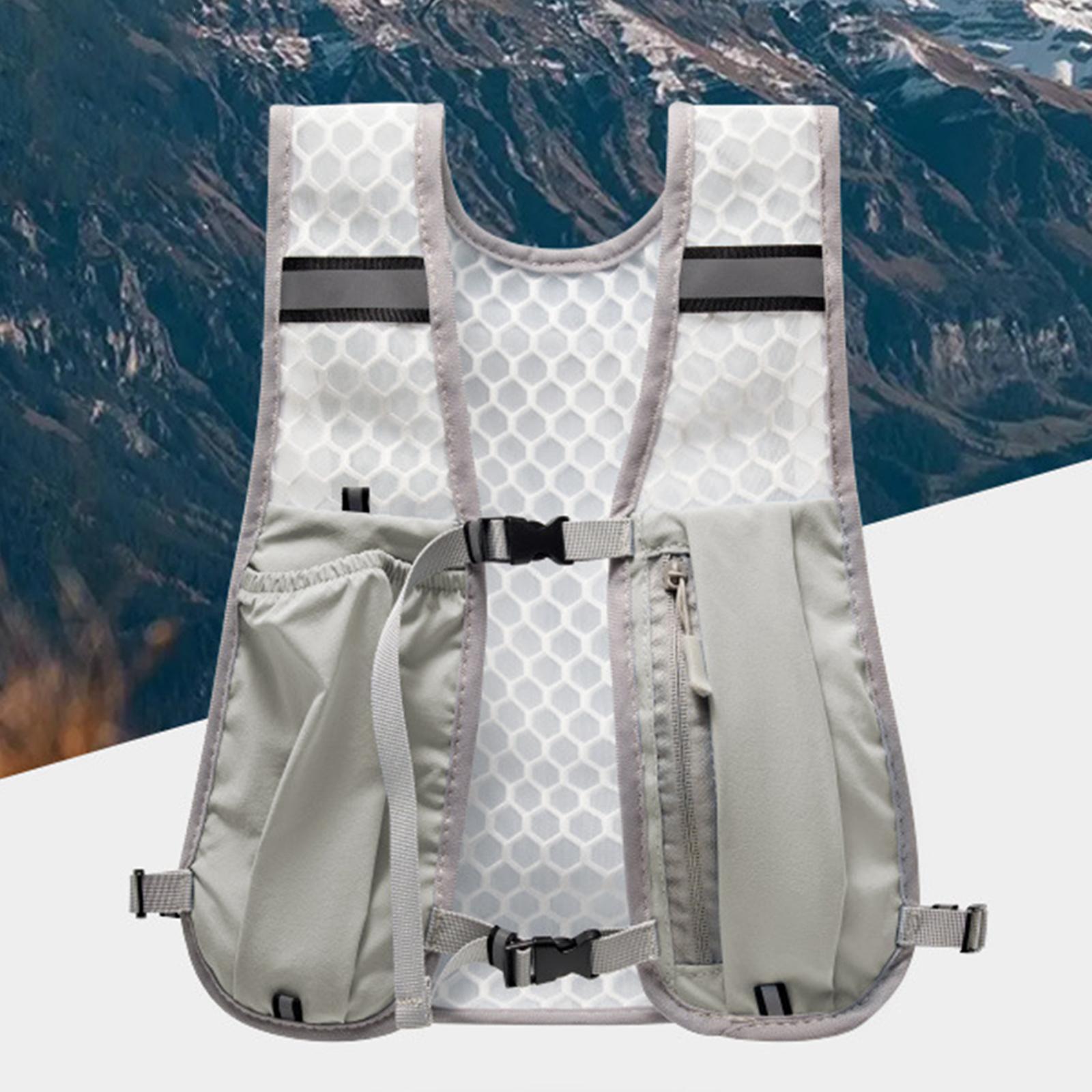 Running Gear Trail - Gilet d'hydratation réfléchissant avec poche pour