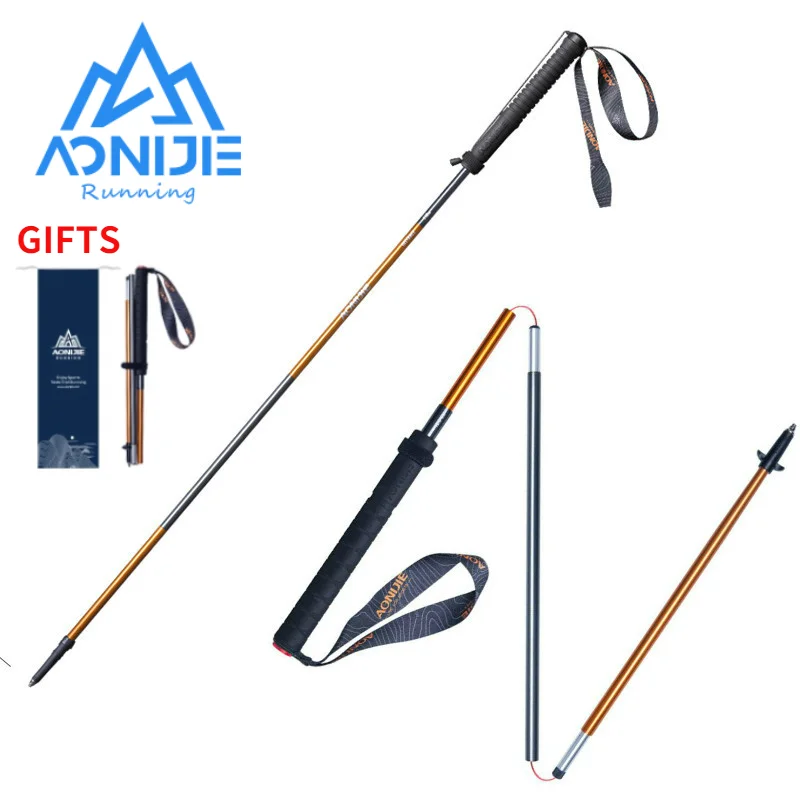 Trekking Pole Carbon - Bâtons de randonnée pliables ultralégers AONIJIE