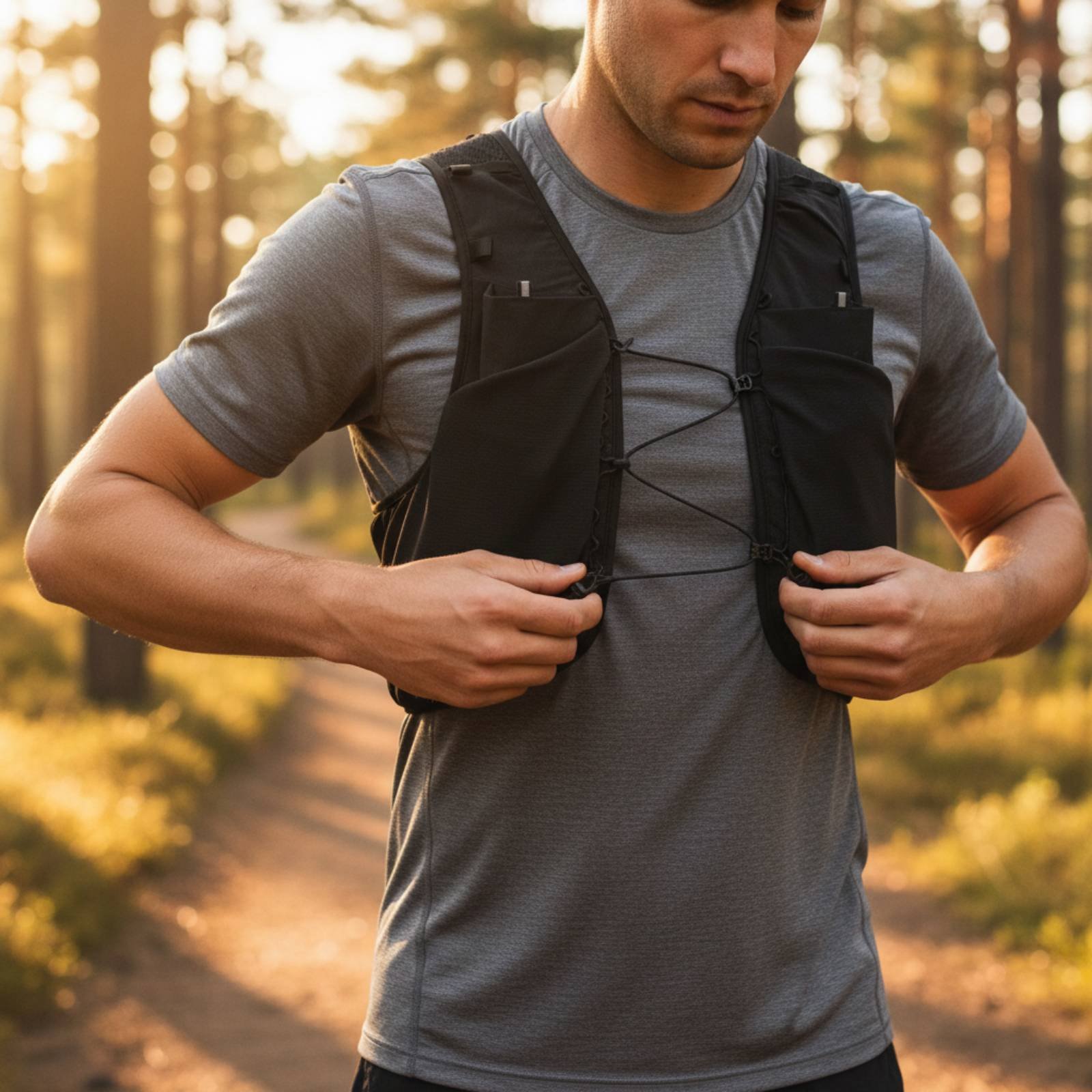 Running Gear Trail - Gilet de course léger et respirant,