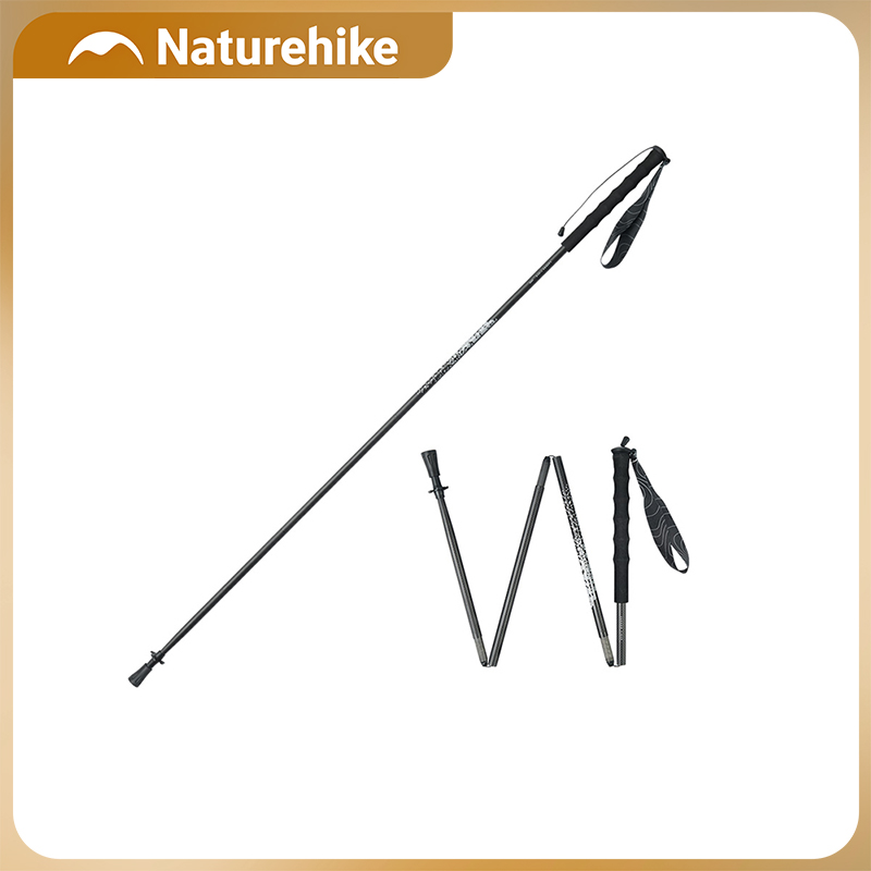 Trekking Pole Carbon - Bâtons de randonnée pliables en fibre