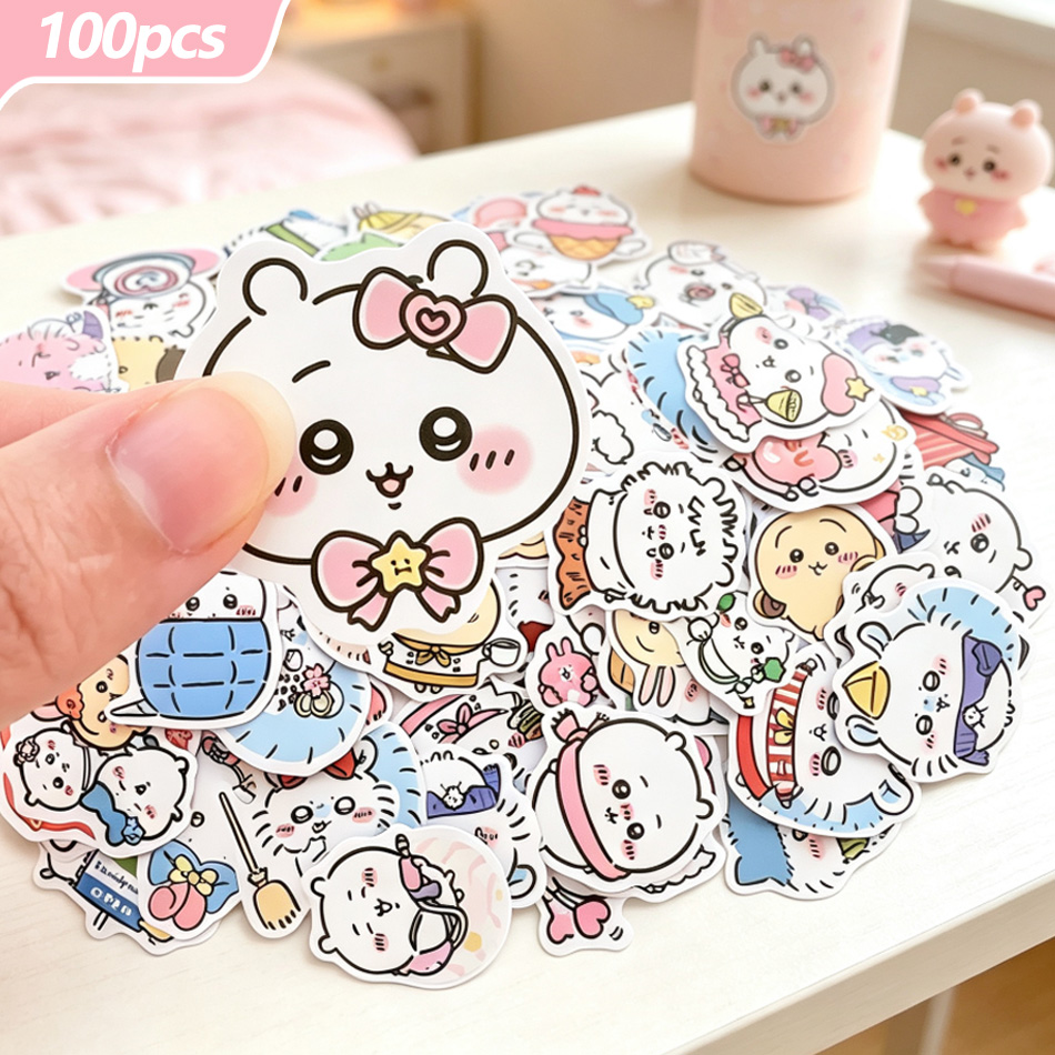 Blister Plaster Sport - 100 autocollants mignons Chiikawa, décorations pour