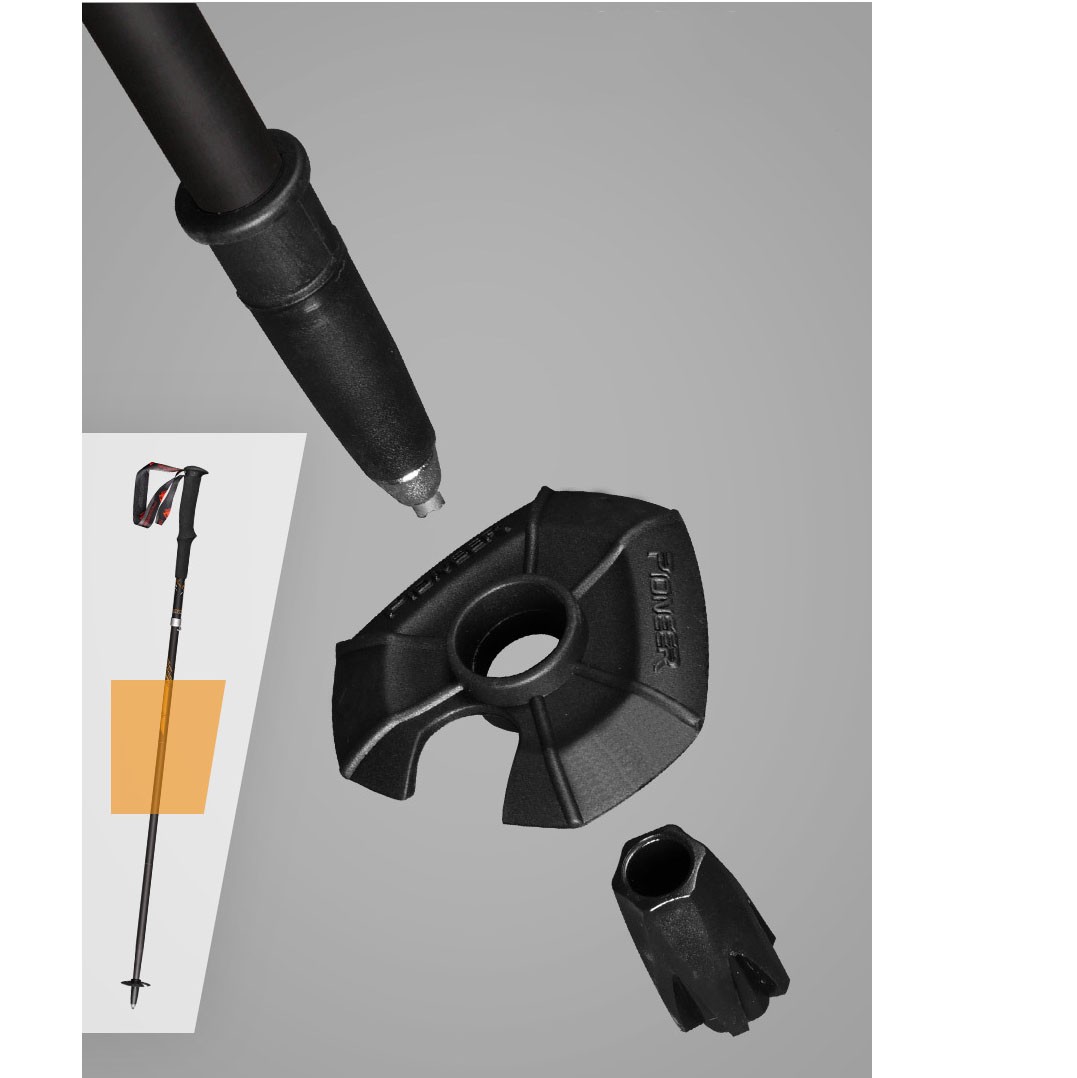 Bâton de marche pliant en Fibe - Trekking Pole Carbon avis et prix