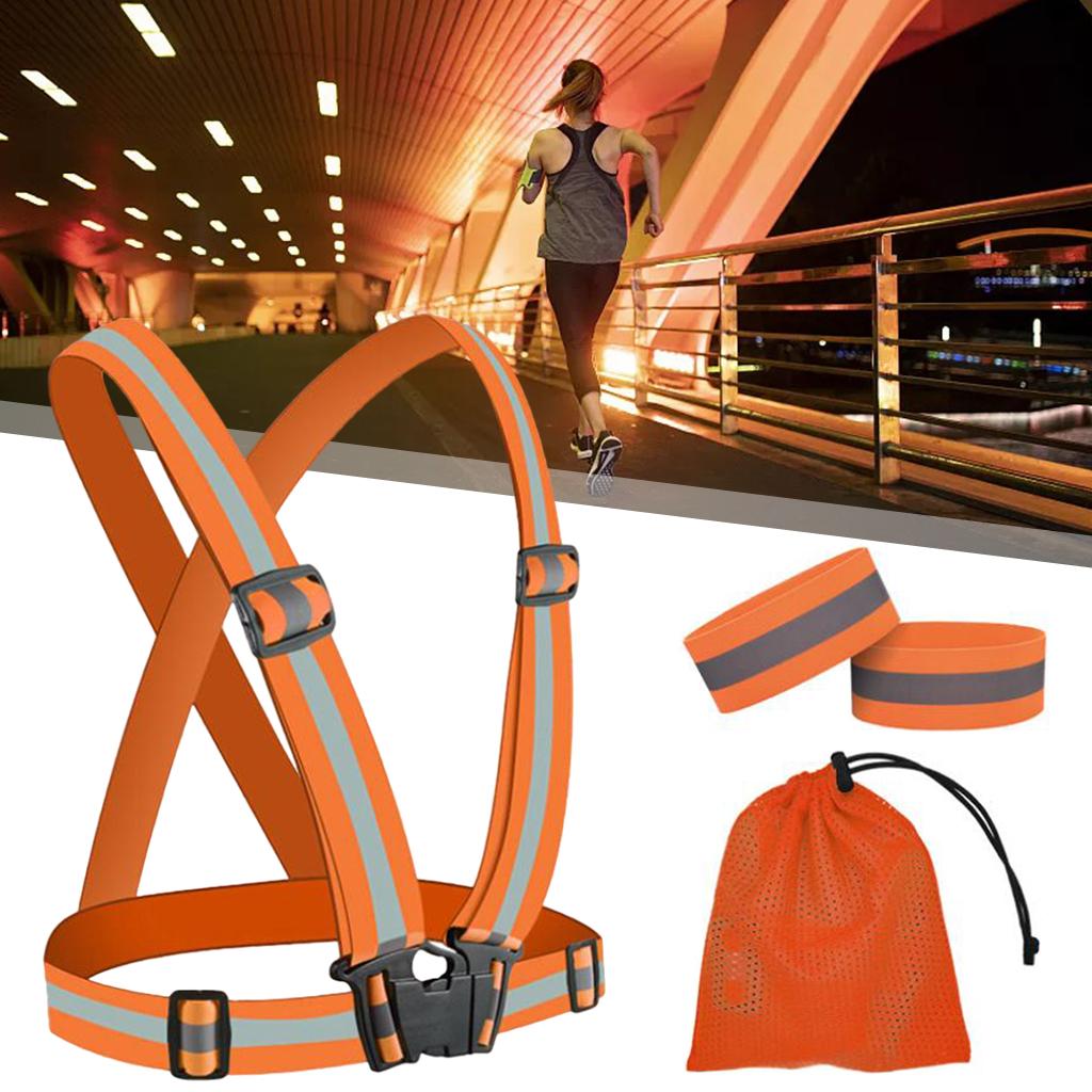 Sangles Réfléchissantes Ajusta - Reflective Running Gear Vest avis et prix