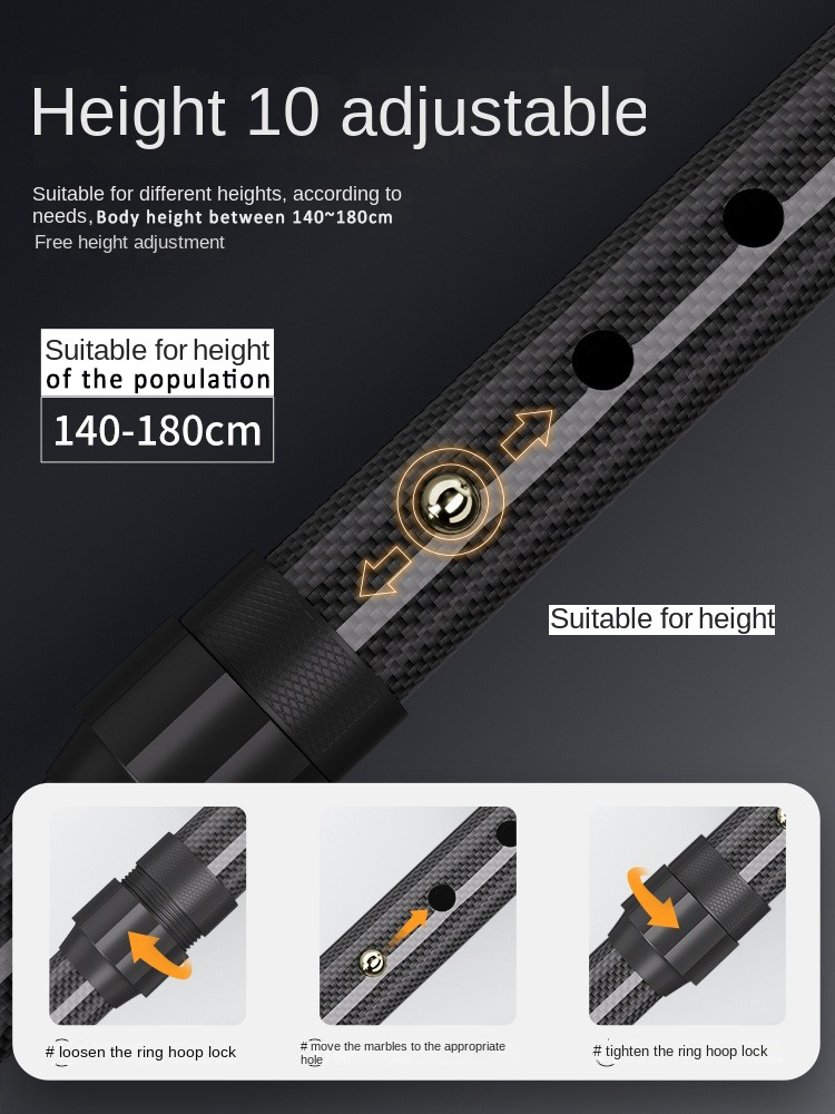 Canne télescopique en fibre de - Trekking Pole Carbon avis et prix